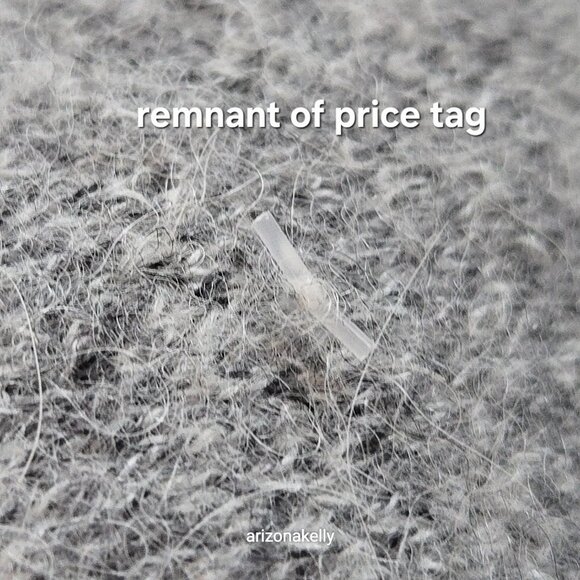 NWOT Grey Knit Camo Scarf Wool Alpaca - Picture 3 of 13
